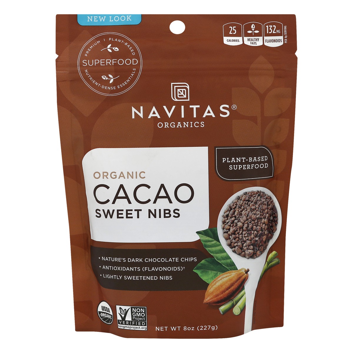 slide 6 of 13, Navitas Organic Cacao Sweet Nibs 8 oz, 8 oz