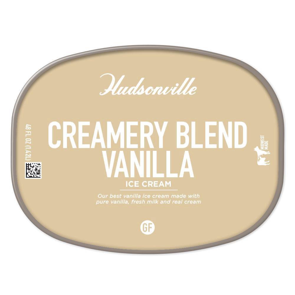 slide 3 of 3, Hudsonville Ice Cream Husonville Creamery Vanilla Blend Ice Cream, 48 oz