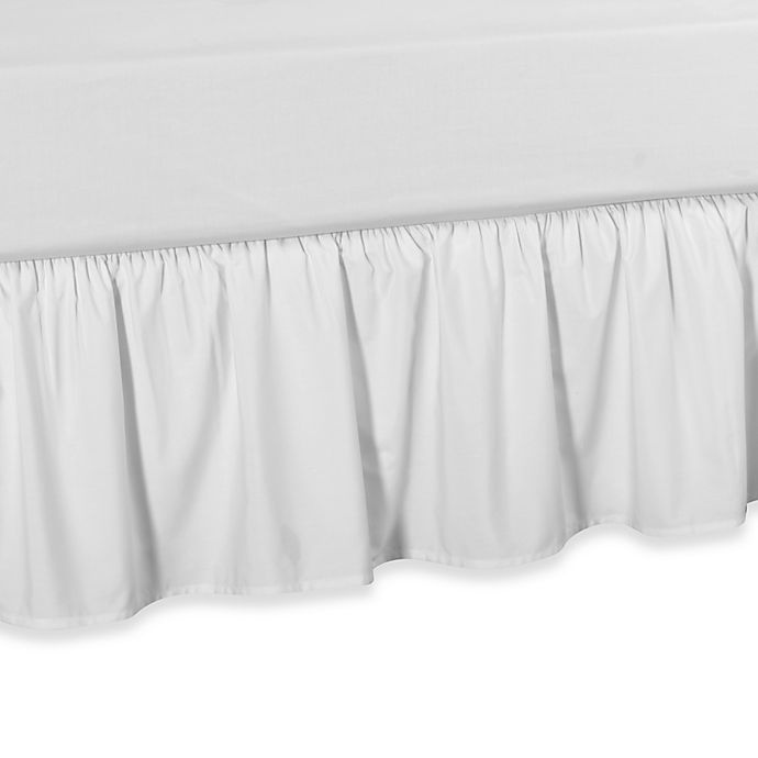 slide 1 of 1, Smoothweave Ruffled Daybed Bed Skirt - White, 1 ct