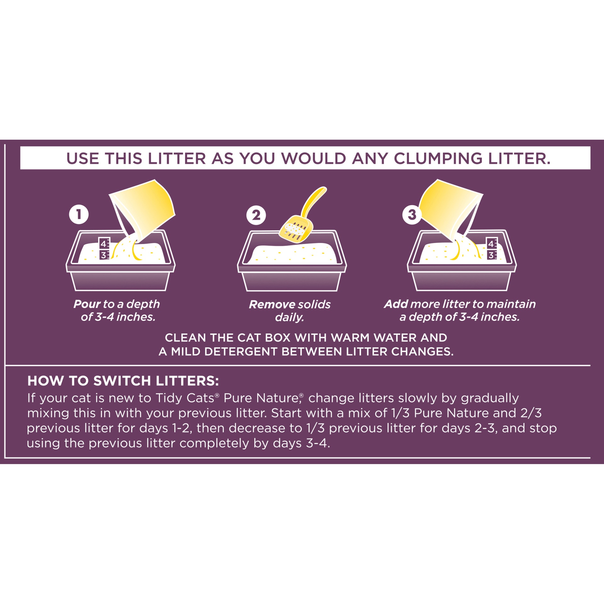 Purina Tidy Cats Pure Nature Cedar, Pine & Corn Clumping Litter for