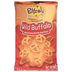 Unique Snacks Puffzols Wild Buffalo Pretzels 4.8 oz