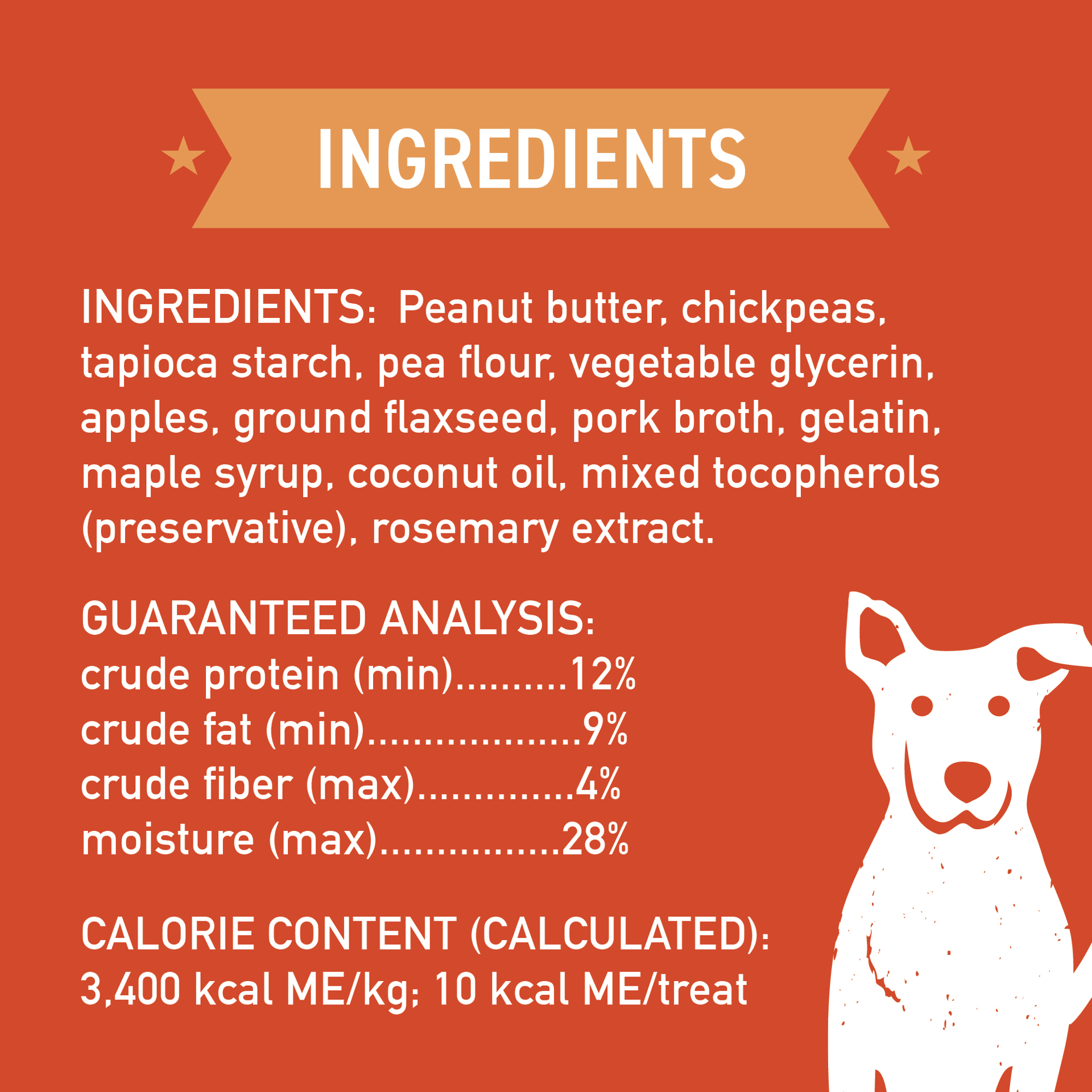 slide 5 of 7, Cloud Star Wag More Bark Less Soft Chews Grain Free Dog Treats, Peanut Butter & Apples, 5 oz. Pouch, 5 oz