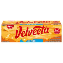 Velveeta 2% Milk Reduced Fat Pasteurized Recipe Cheese Product, 32 oz Block