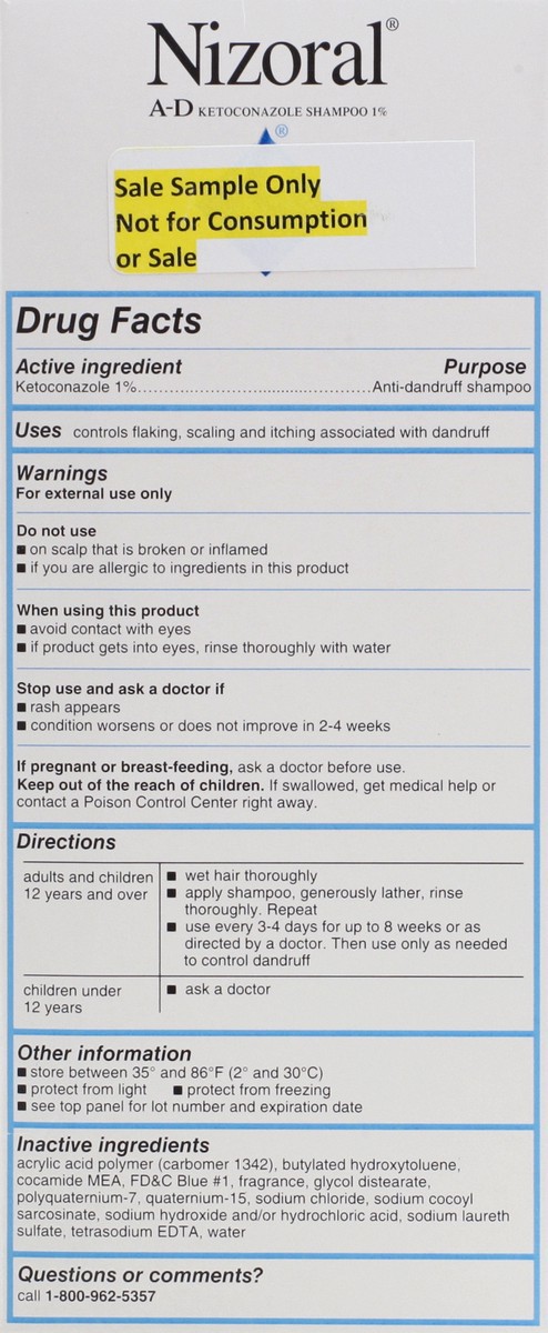 slide 4 of 6, NIZORAL A-D Anti-Dandruff Shampoo, 7 Fl. Oz, 7 fl. oz