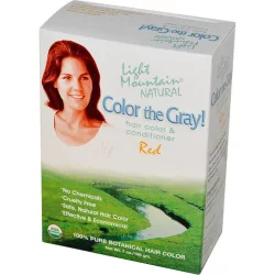 Light Mountain Hennagray-Red Hair Dye
