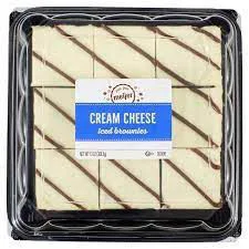 Mjays Brownies Cream Cheese Iced