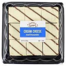 Mjays Brownies Cream Cheese Iced