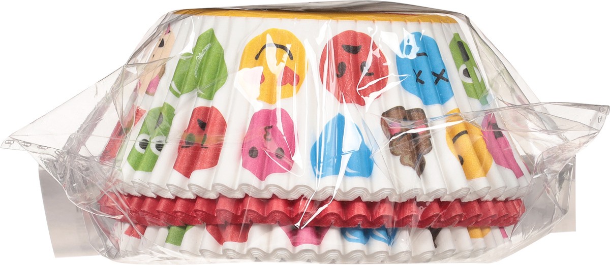 slide 9 of 9, Wilton Emoji Solids Baking Cups 75 Each, 75 ct