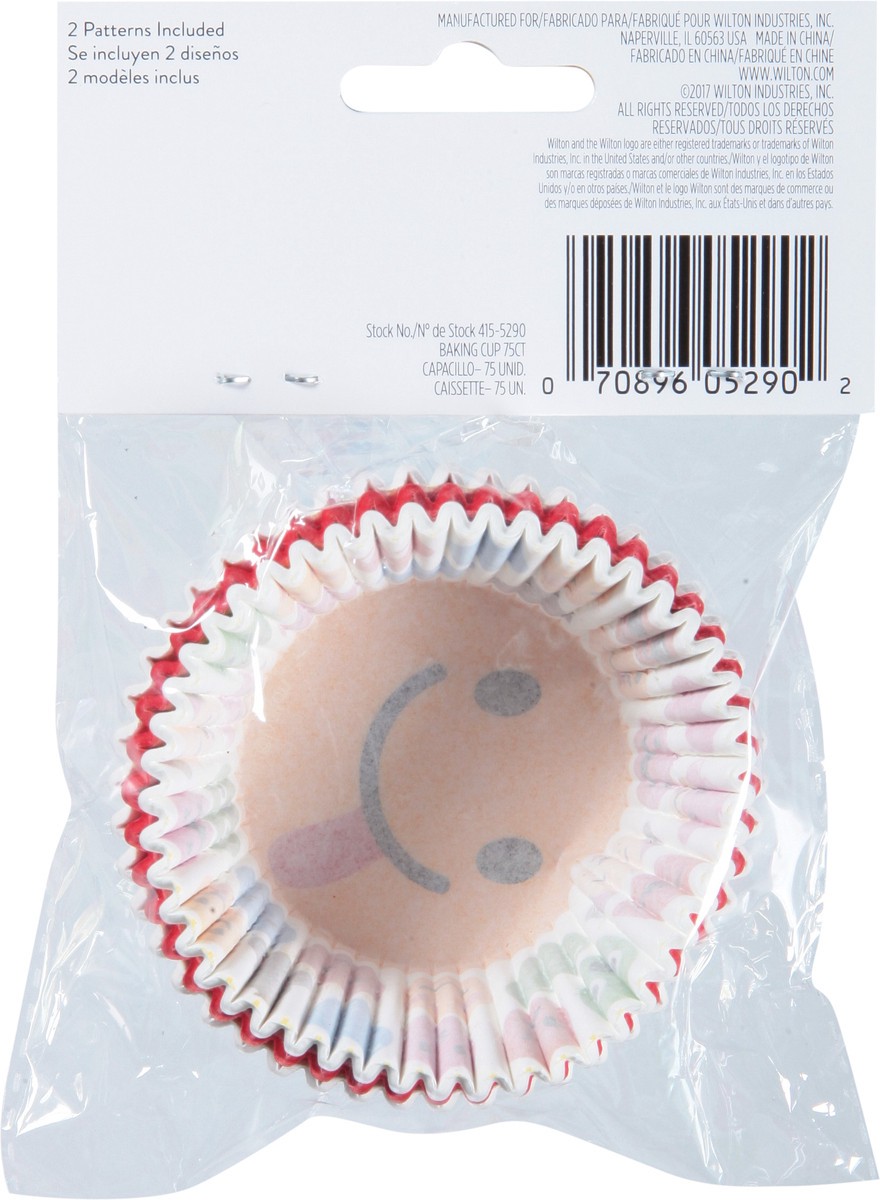 slide 8 of 9, Wilton Emoji Solids Baking Cups 75 Each, 75 ct