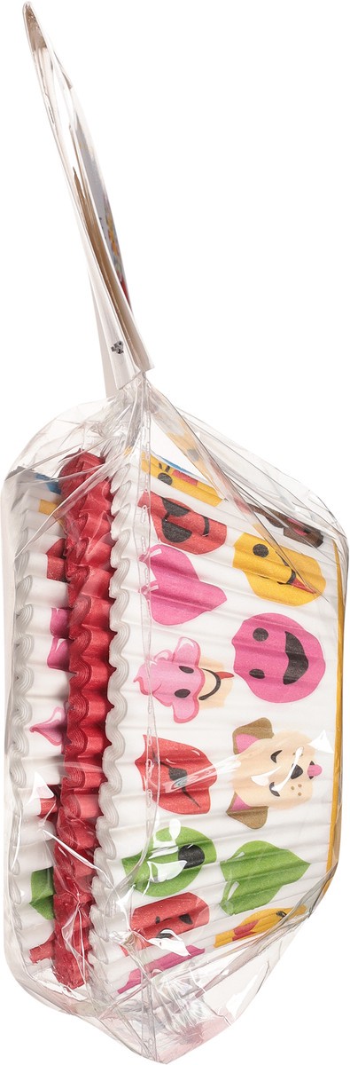 slide 7 of 9, Wilton Emoji Solids Baking Cups 75 Each, 75 ct