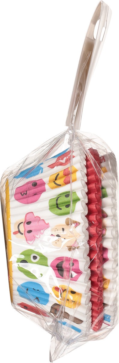 slide 5 of 9, Wilton Emoji Solids Baking Cups 75 Each, 75 ct