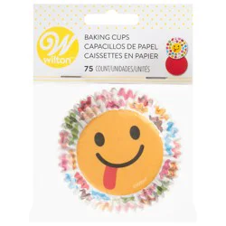 Wilton Emoji Solids Baking Cups 75 Each