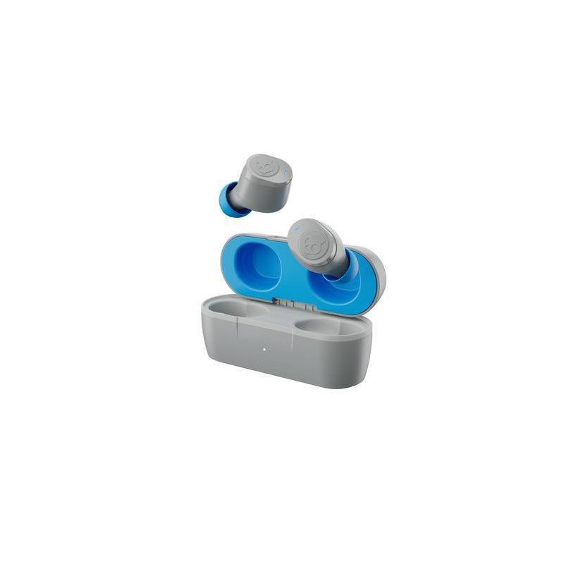 slide 3 of 7, Skullcandy Jib 2 True Wireless Bluetooth Headphone - Light Gray/Blue, 1 ct