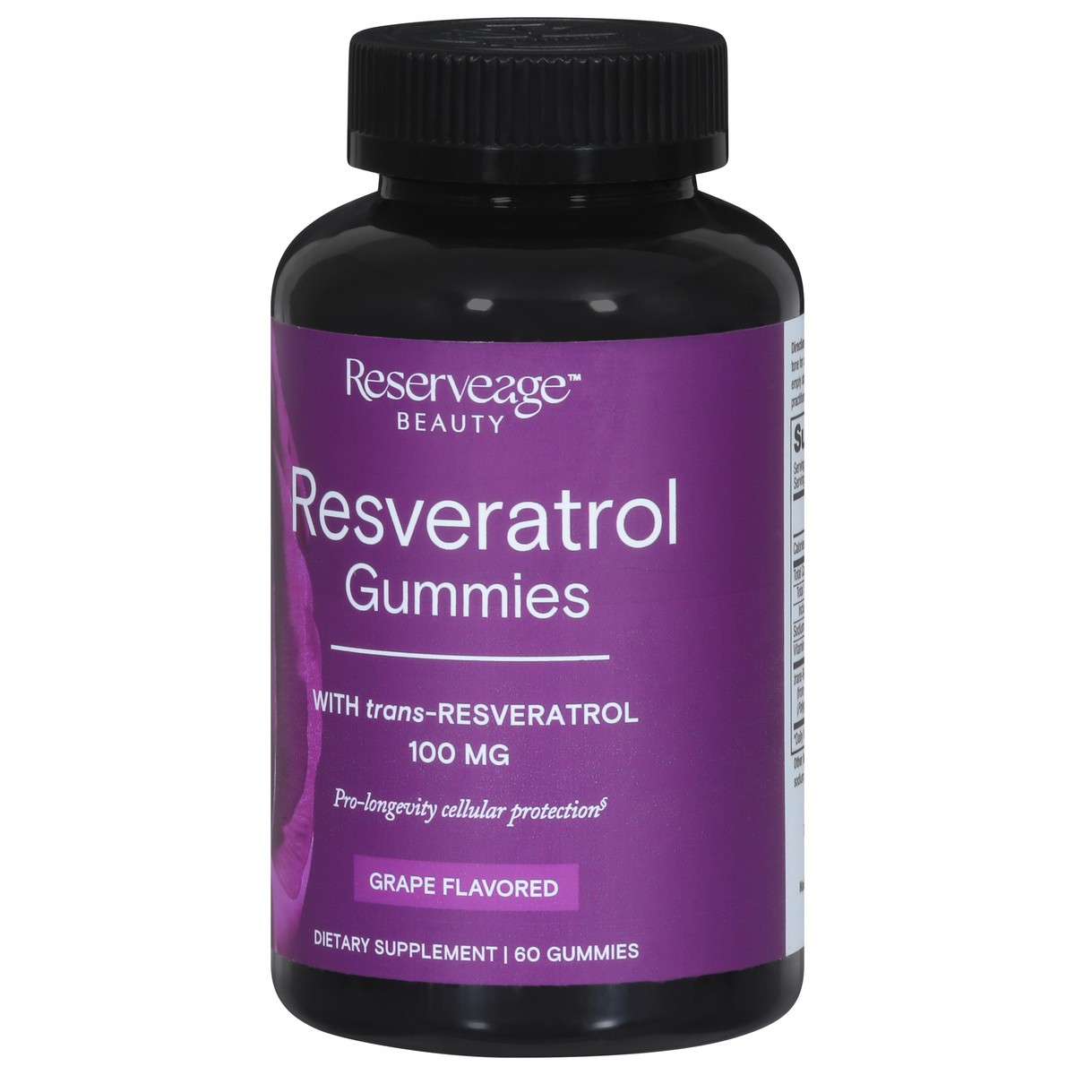 slide 7 of 14, Reserveage Gummies 100 mg Grape Flavor Resveratol 60 Gummies, 60 ct