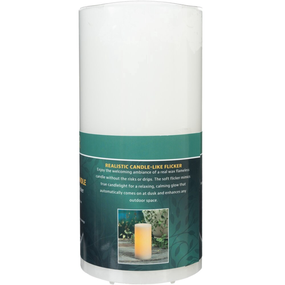 slide 2 of 6, Sterno Home Premier All-Weather Flameless Wax Led Candle - White, 3 in x 6 in