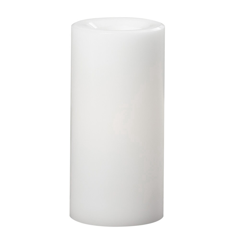 slide 3 of 6, Sterno Home Premier All-Weather Flameless Wax Led Candle - White, 3 in x 6 in