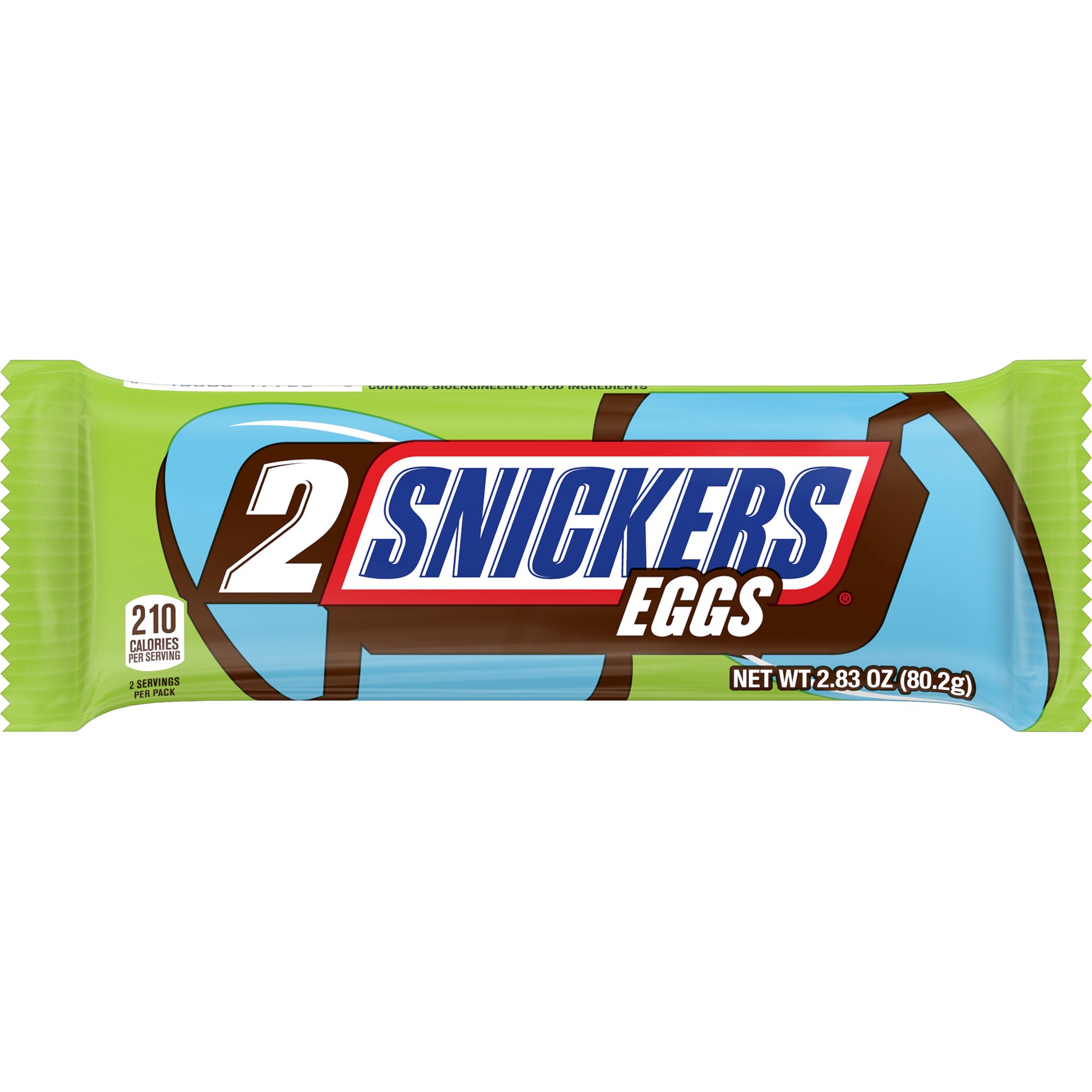 slide 1 of 5, SNICKERS Milk Chocolate Egg Easter Candy Bar, 2.83 oz, 2 Pack, 2.83 oz