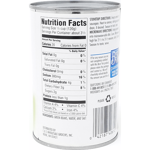 slide 1 of 1, Best Yet By Cut Green Beans, 14.5 oz