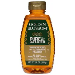 Golden Blossom Honey Premium Pure & Unfiltered Honey 16 oz