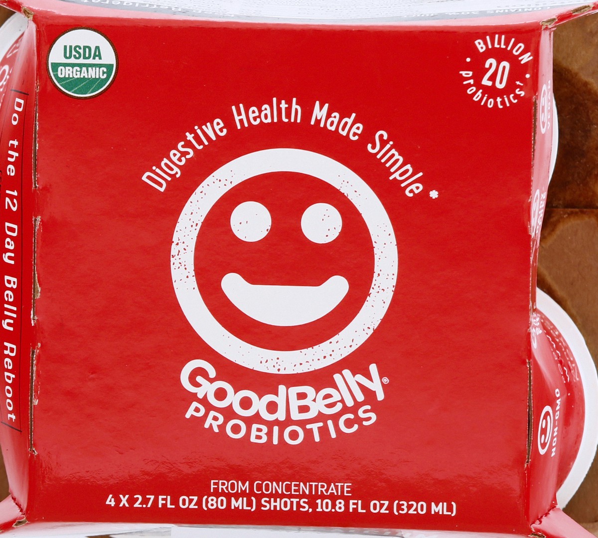 slide 7 of 13, GoodBelly Dairy-Free Shot Strawberry Flavor Shots 4 ea, 4 ct; 2.7 fl oz