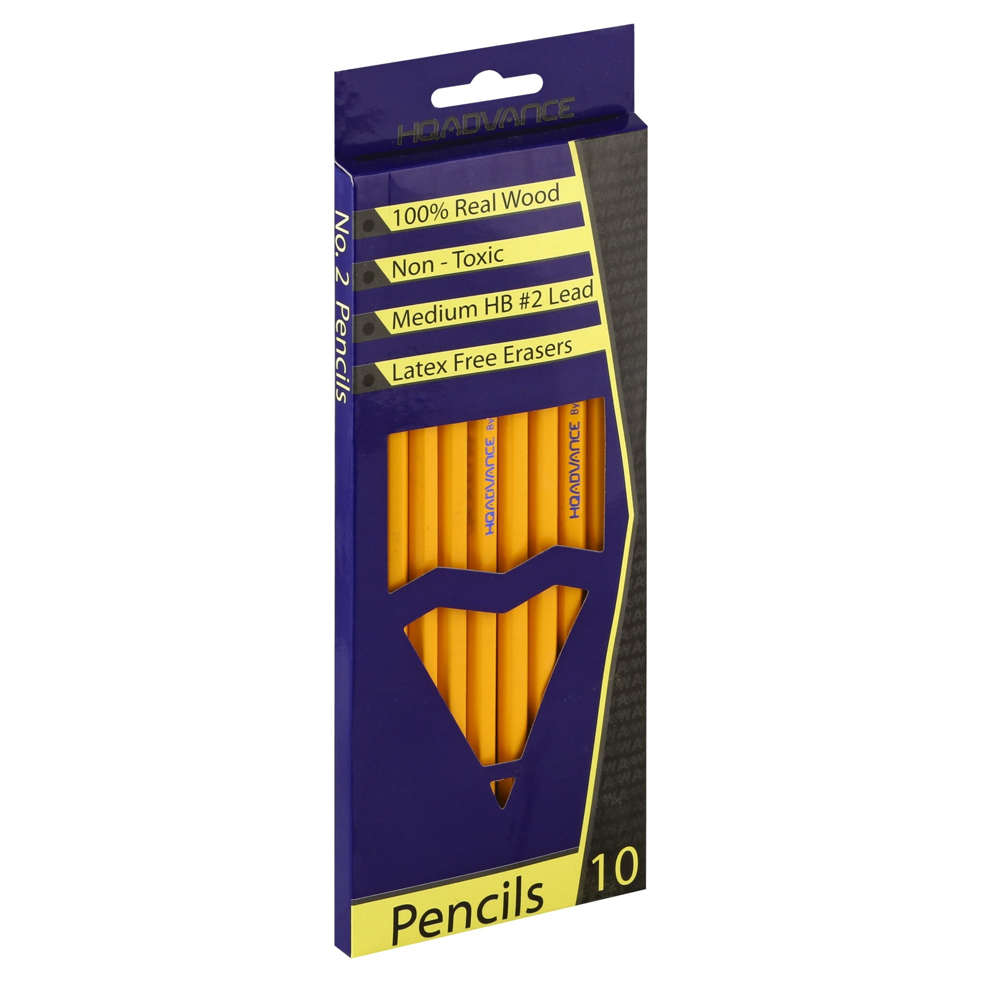 slide 1 of 1, Yellow Pencils, 10 ct