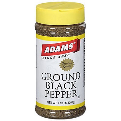 slide 1 of 1, Adams Ground Black Pepper, 7.13 oz