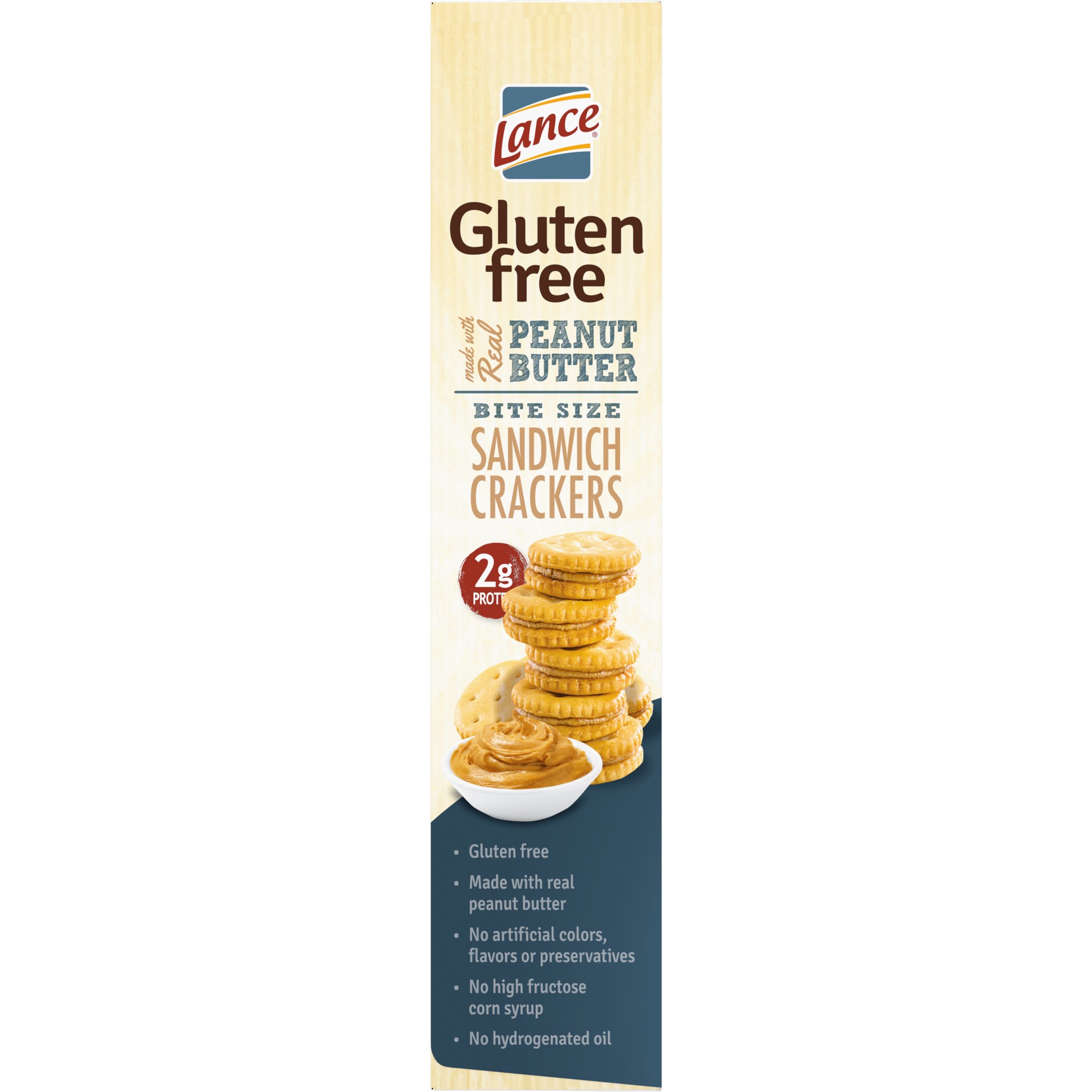 slide 4 of 5, Lance Gluten Free Bite Size Peanut Butter Sandwich Crackers 5 oz, 5 oz