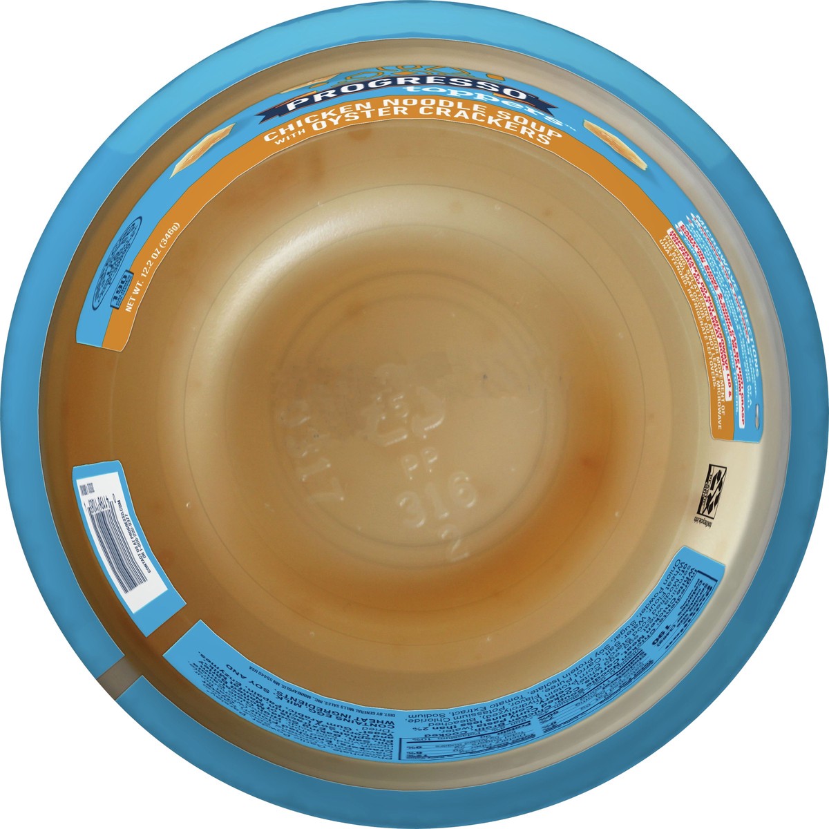 slide 13 of 13, Progresso Toppers Chicken Noodle with Oyster Crackers Soup 12.2 oz, 12.2 oz