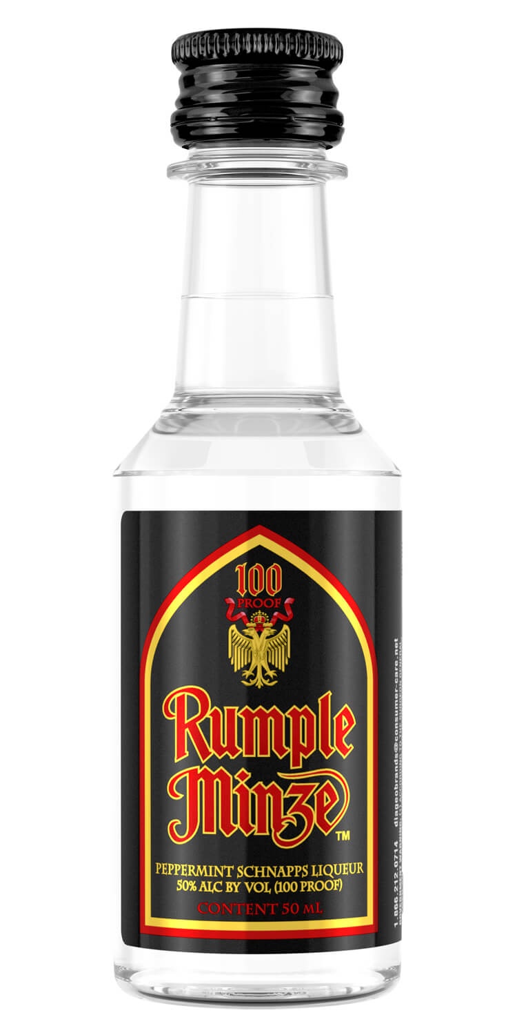 slide 1 of 1, Rumple Minze Peppermint Schnapps, 50 ml