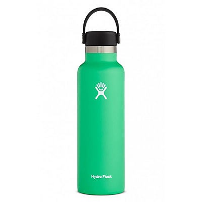 slide 1 of 1, Hydro Flask Standard Mouth Water Bottle With Flex Cap, Spearmint, 21 oz