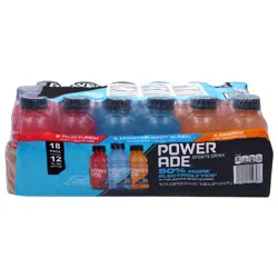 Powerade Variety Pack Electrolyte Sports Drink Bottles, 18 Pack, 12 fl oz