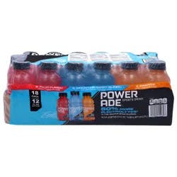Powerade Variety Pack Electrolyte Sports Drink Bottles, 18 Pack, 12 fl oz