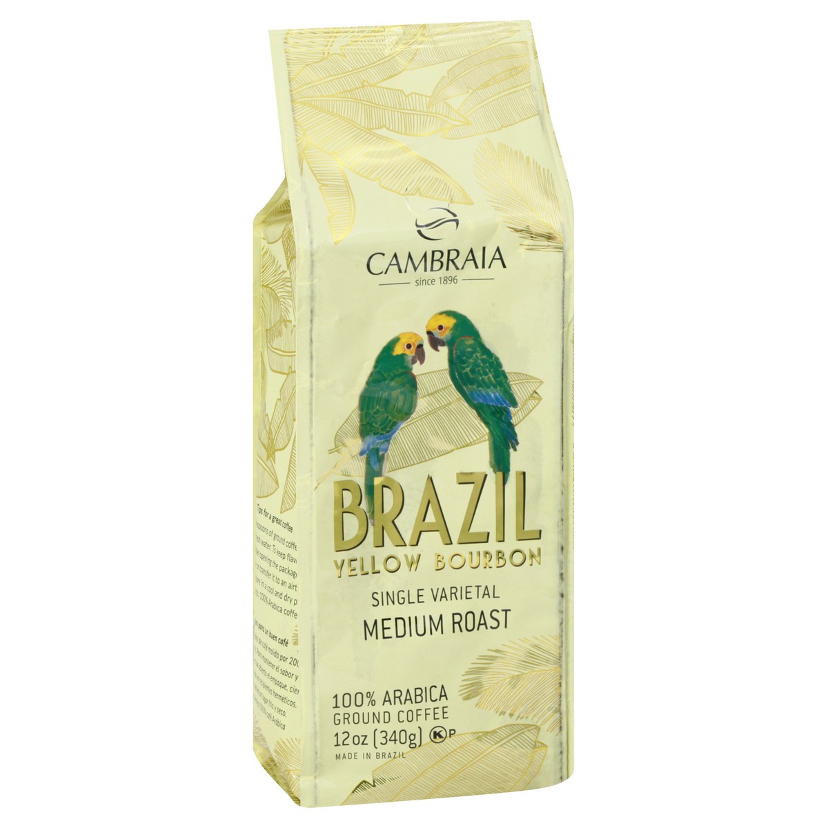 slide 2 of 9, Cambraia Medium Roast Ground 100% Arabica Brazil Yellow Bourbon Coffee 12 oz, 12 oz