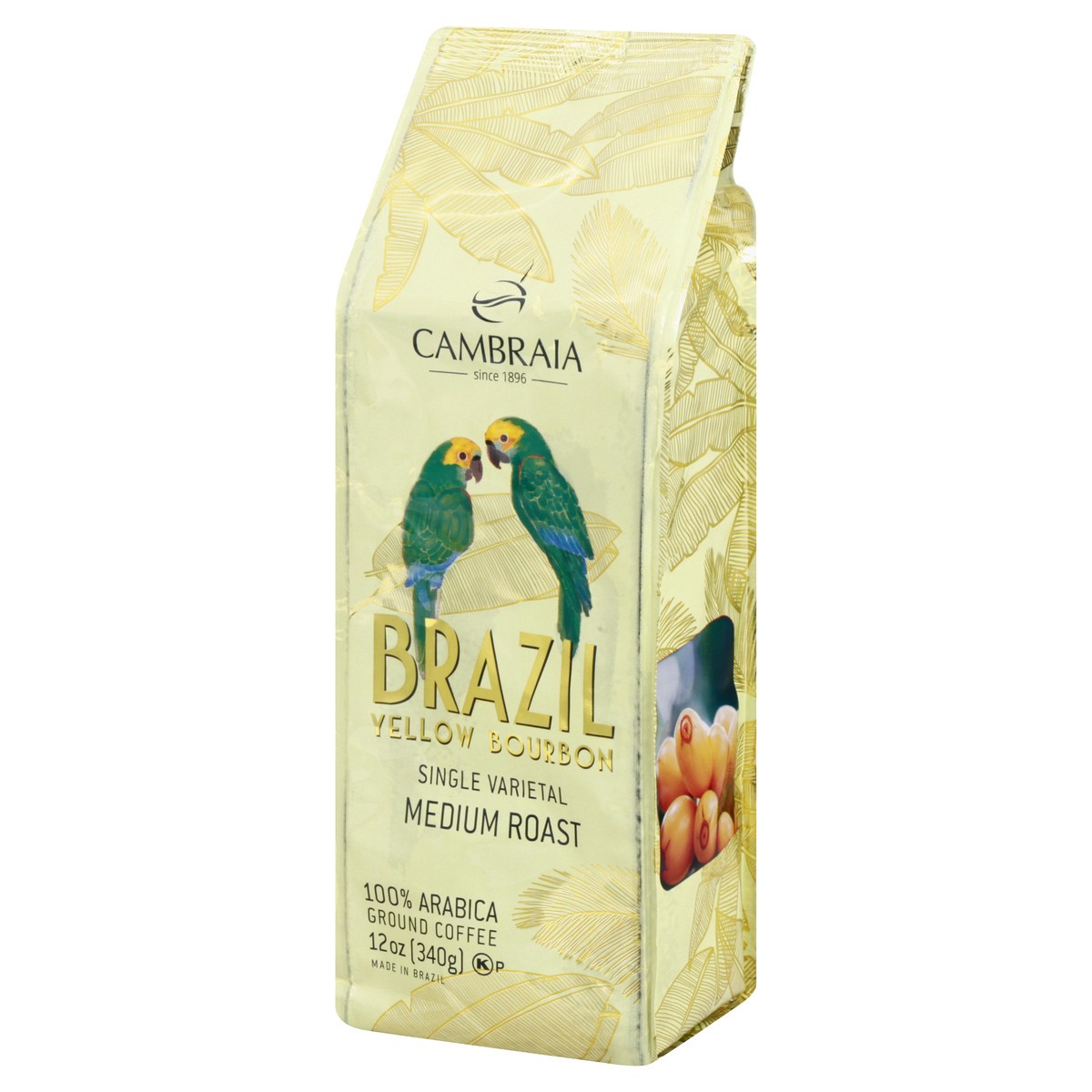 slide 4 of 9, Cambraia Medium Roast Ground 100% Arabica Brazil Yellow Bourbon Coffee 12 oz, 12 oz