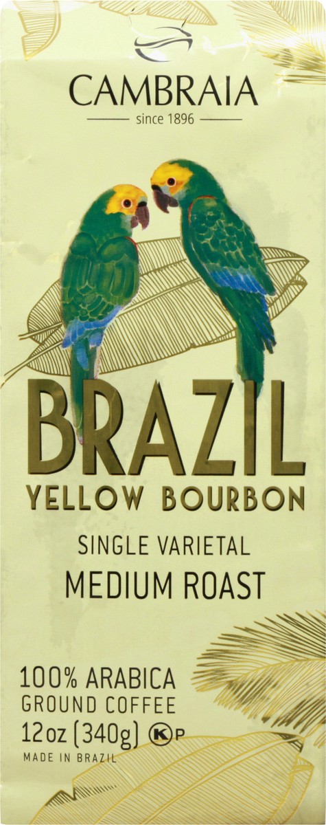 slide 1 of 9, Cambraia Medium Roast Ground 100% Arabica Brazil Yellow Bourbon Coffee 12 oz, 12 oz