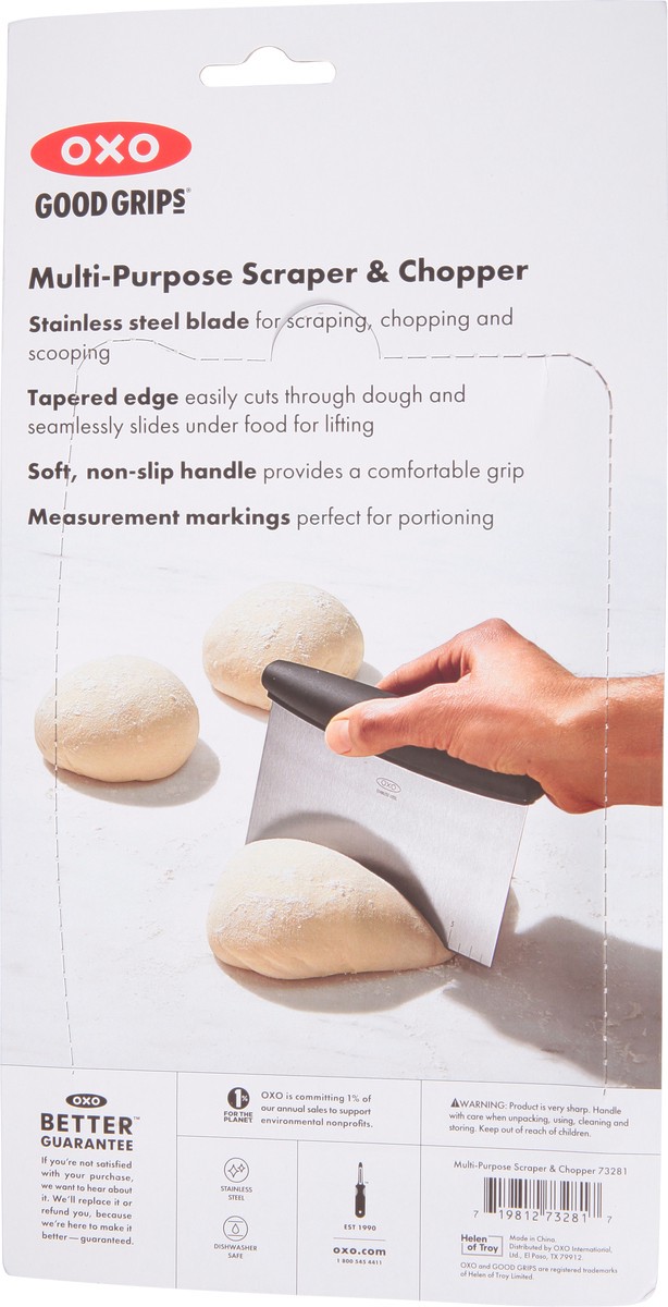 slide 5 of 9, OXO Good Grips Multi-Purpose Scraper And Chopper, 1 ct