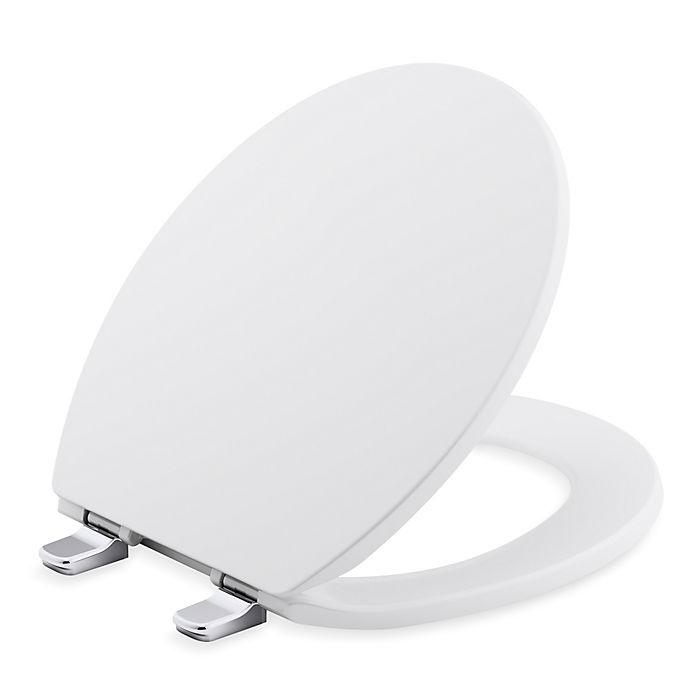 slide 1 of 1, Kohler Brevia Q2 Round Toilet Seat, 1 ct