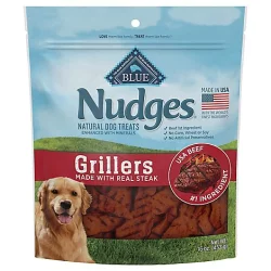Blue Nudges Grillers Natural Steak Dog Treats - 16 Oz
