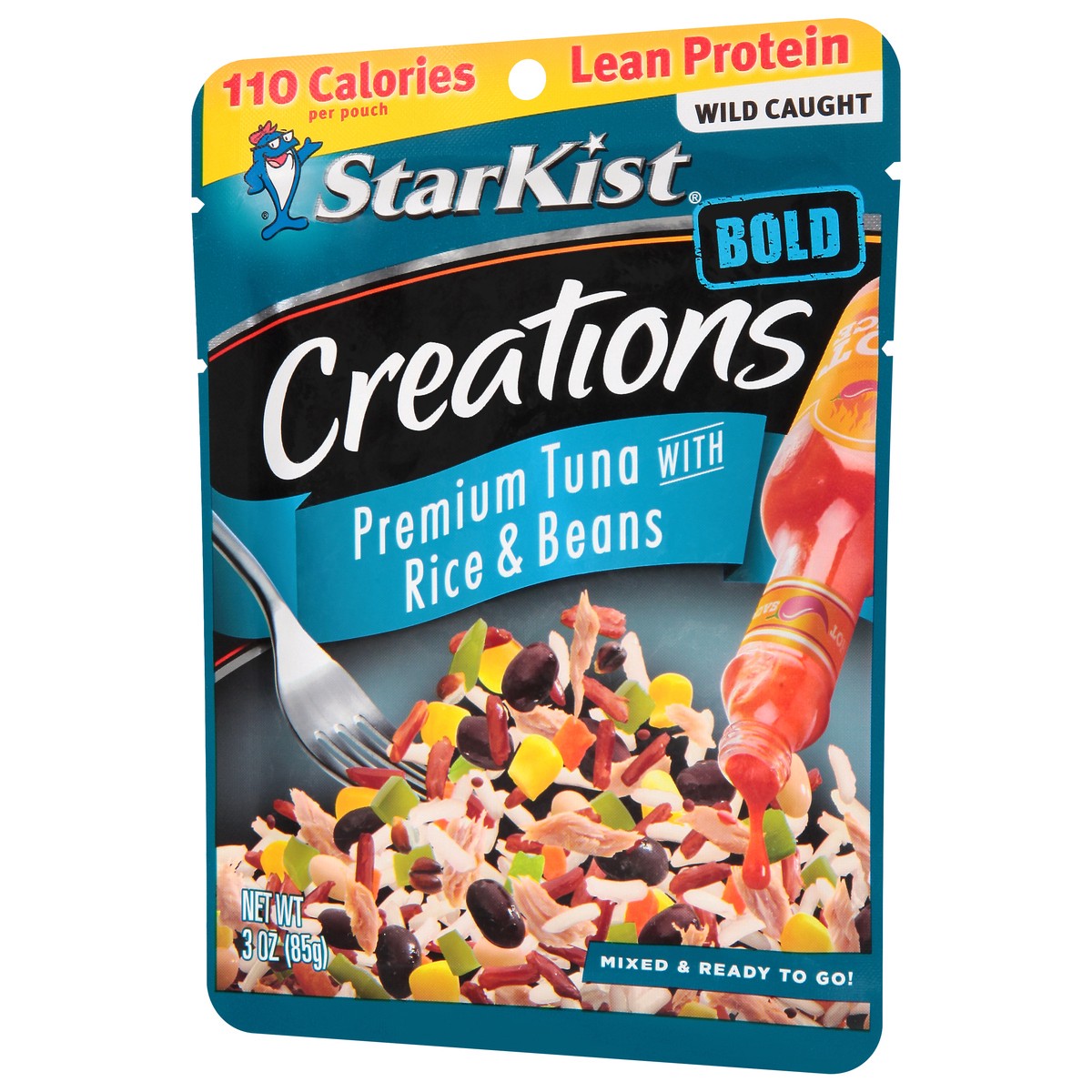 slide 5 of 9, StarKist Creations Bold Premium Tuna with Rice & Beans 3 oz, 3 oz