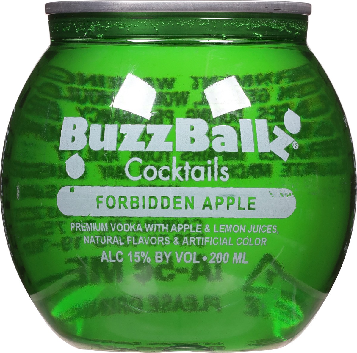 slide 8 of 9, BUZZBALLZ Buzz Ballz Forbidden Apple, 200 ml