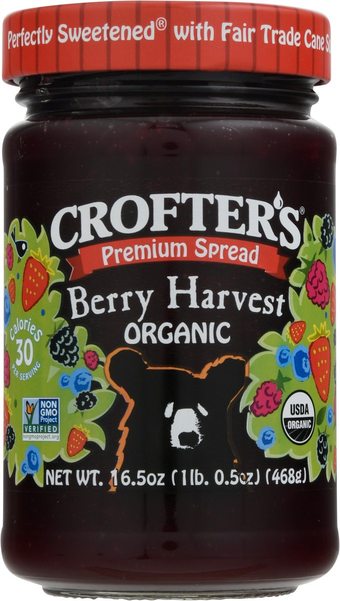 slide 2 of 9, Crofter's Organic Berry Harvest Premium Spread, 16.5 oz