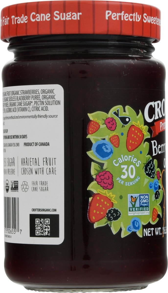 slide 6 of 9, Crofter's Organic Berry Harvest Premium Spread, 16.5 oz