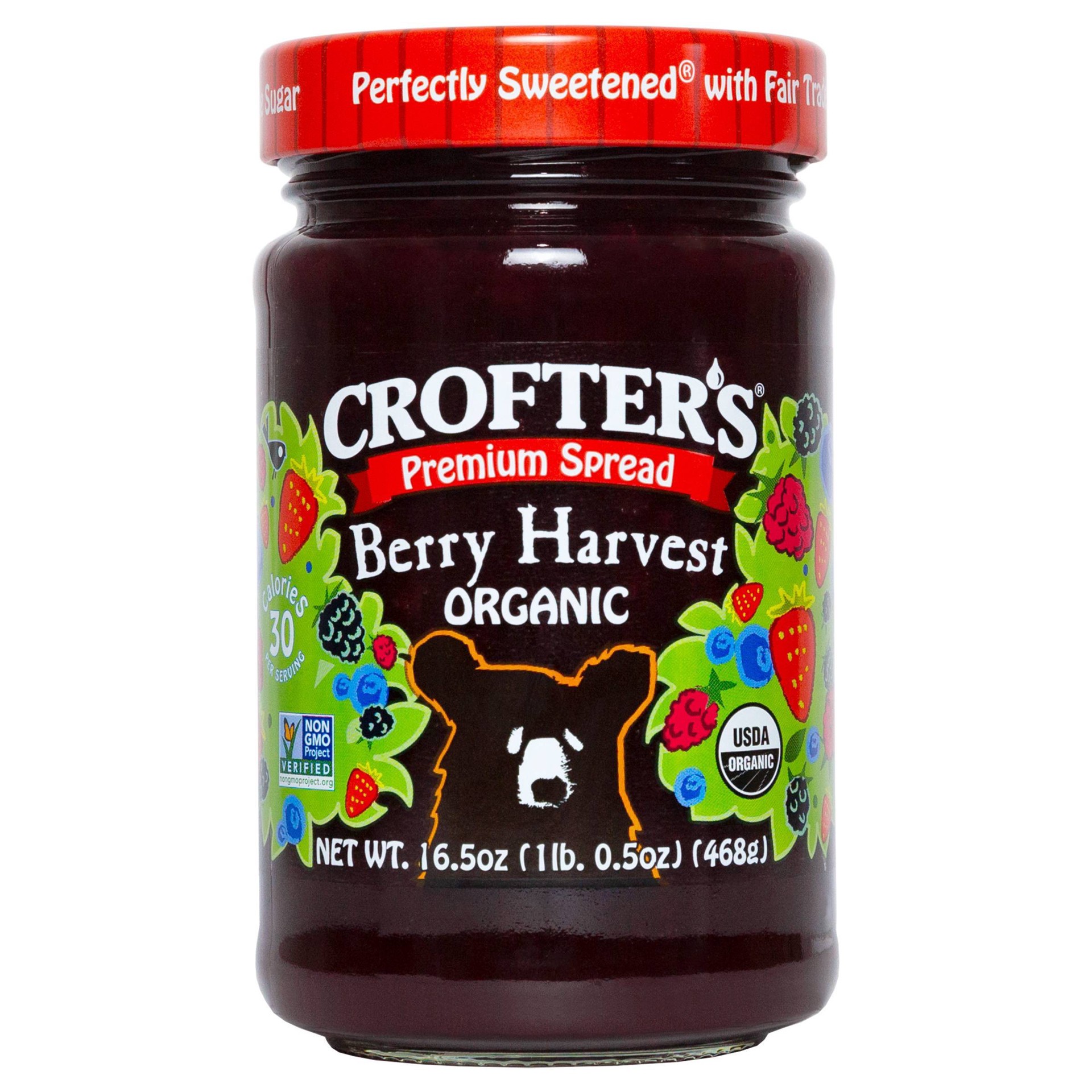 slide 1 of 1, Crofter's Organic Berry Harvest Premium Spread, 16.5 oz