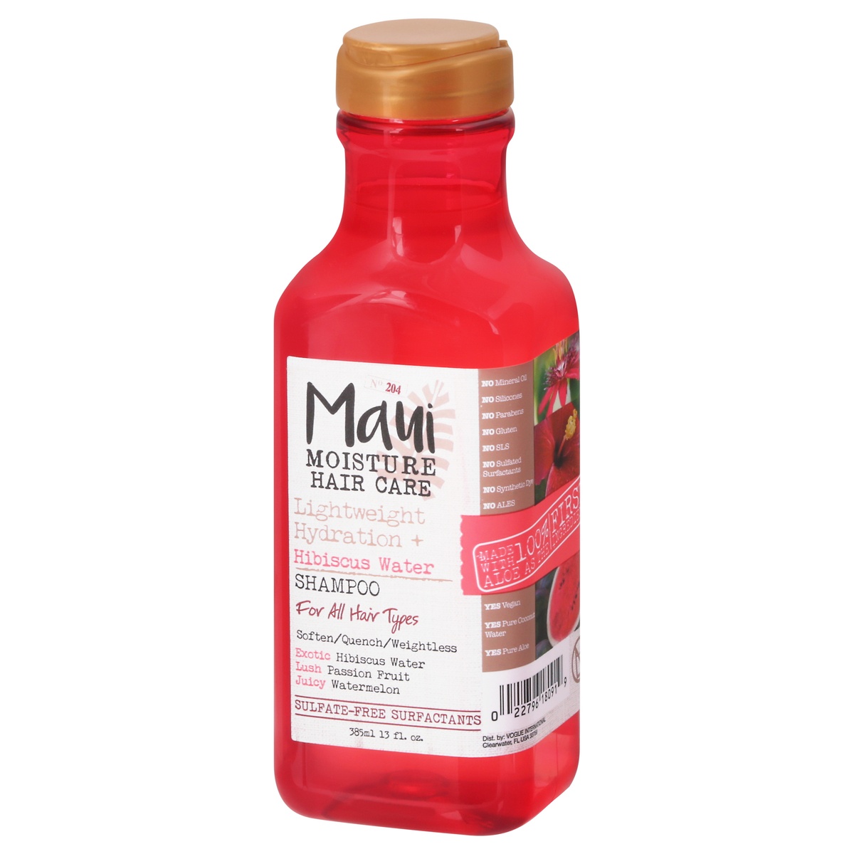 slide 3 of 10, Maui Moisture Lightweight Hydration + Hibiscus Water Shampoo, 13 oz
