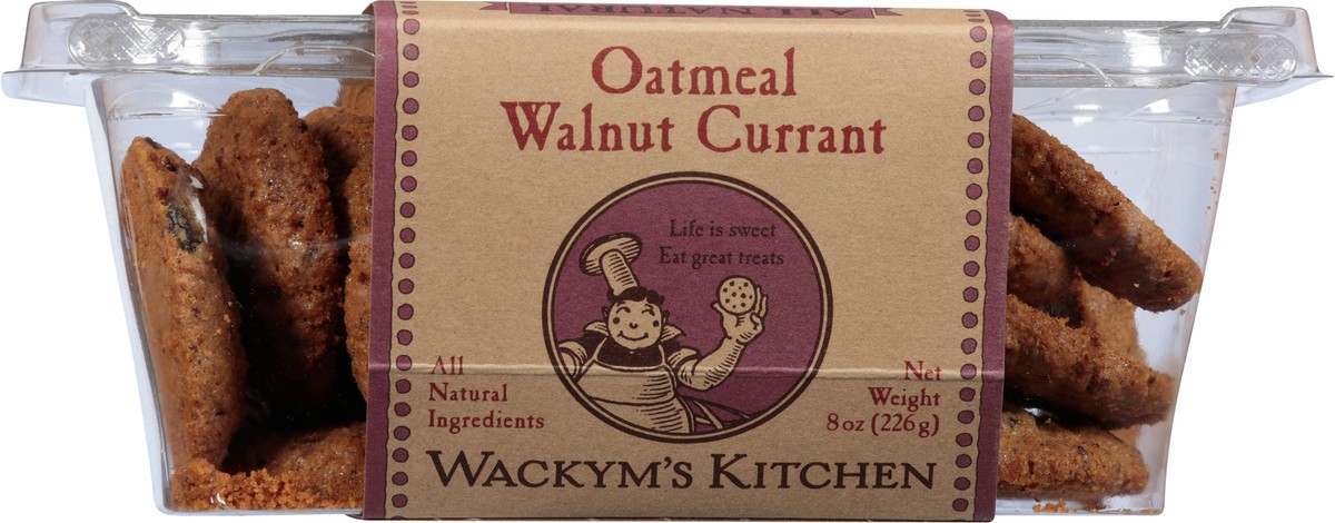 slide 10 of 11, Wackym's Kitchen Crunchy All Natural Oatmeal Walnut Currant Cookies 8 oz,