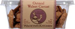 Wackym's Kitchen Crunchy All Natural Oatmeal Walnut Currant Cookies - 8 oz