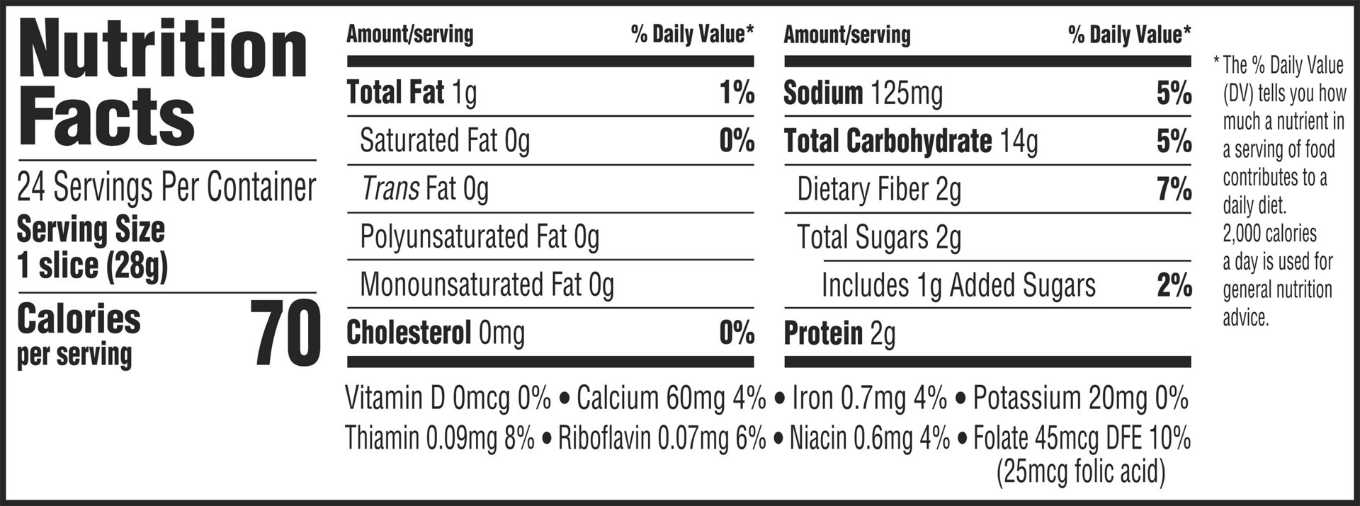 slide 3 of 5, Nature's Harvest Plain Thin Sliced Bread, 20 oz, 24 oz