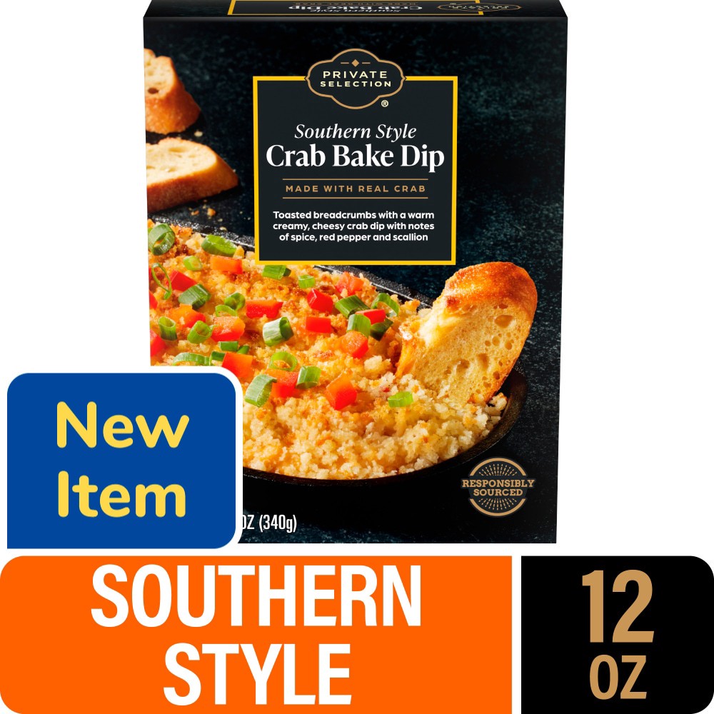 slide 1 of 2, Private Selection® Southern Style Crab Bake Dip, 12 oz