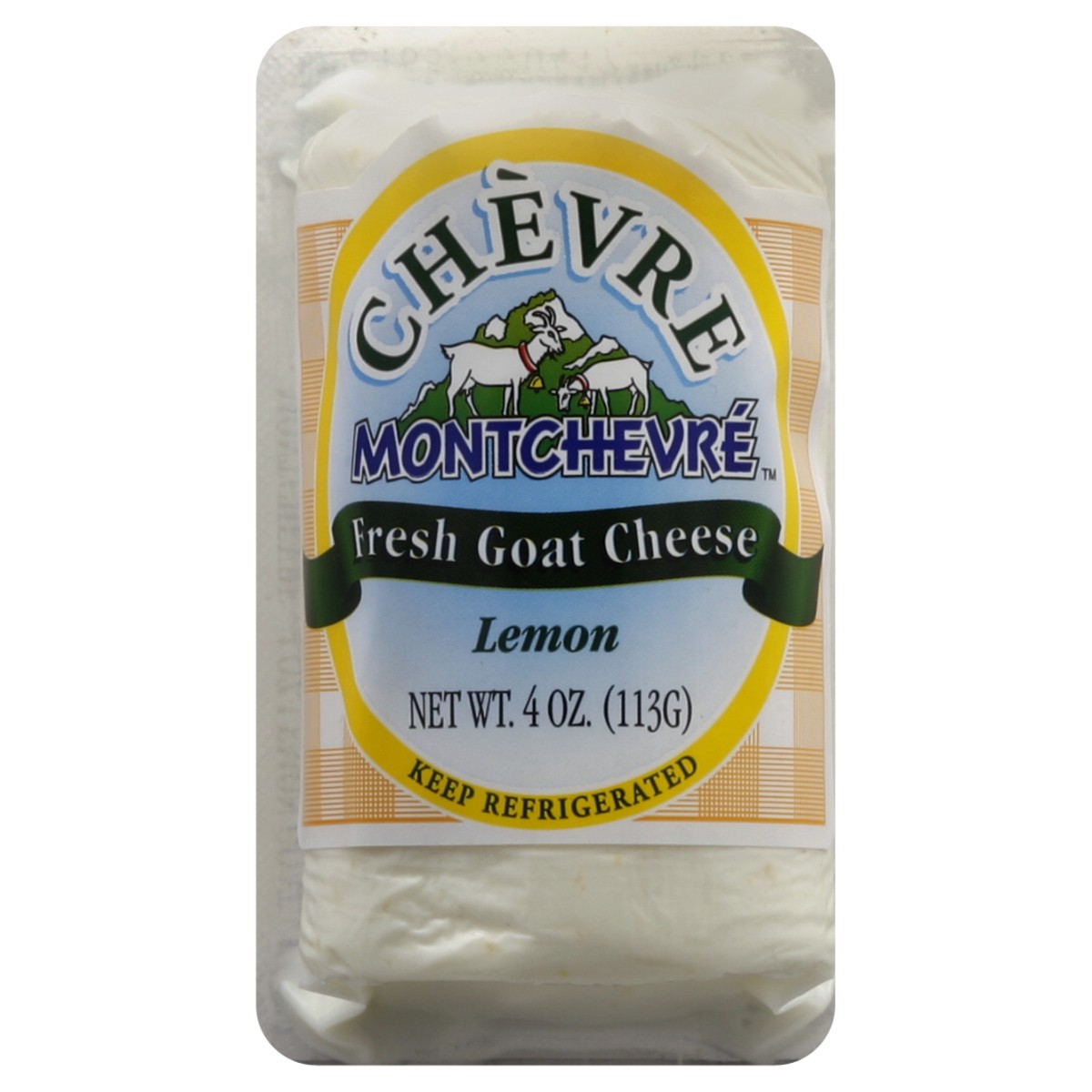 slide 2 of 6, Montchevre Lemon Goat Cheese 4 oz, 4 oz