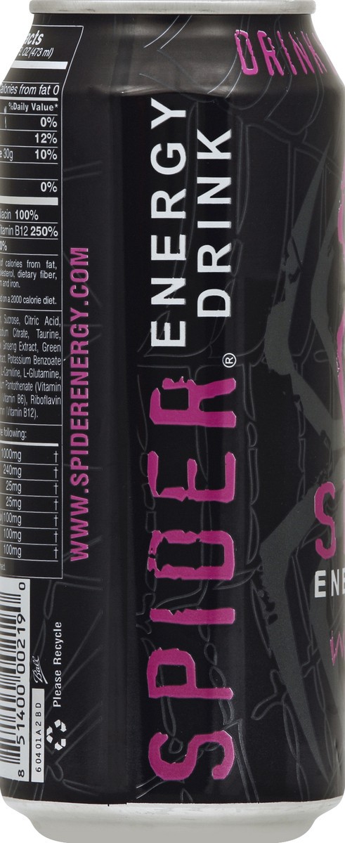 slide 3 of 4, Spider Energy Spider Widow Maker - 16 fl oz, 16 fl oz